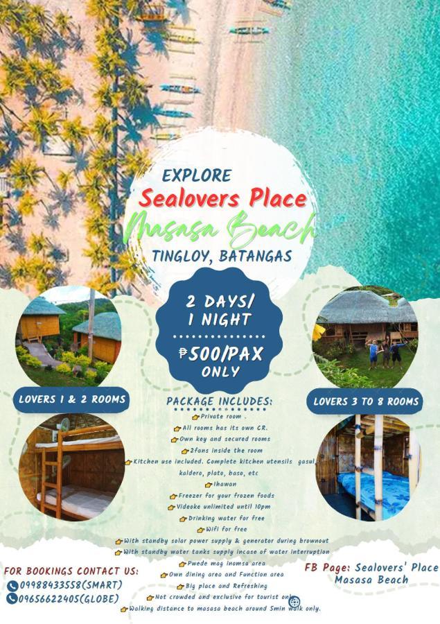 Sealovers' Place Masasa Beach Μπατάνγκας Εξωτερικό φωτογραφία
